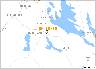 map of Danforth