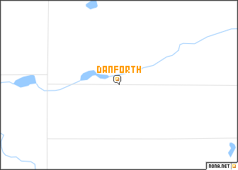map of Danforth