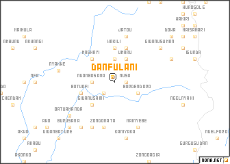 map of Dan Fulani