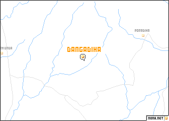 map of Dangādiha