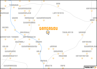 map of Dan Gadou