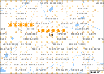 map of Dangahawewa