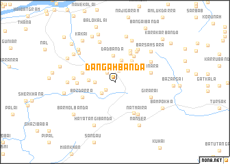 map of Dangāh Bānda