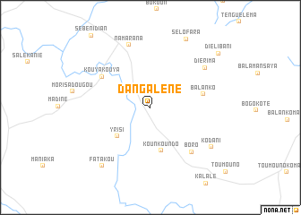 map of Dangalènè