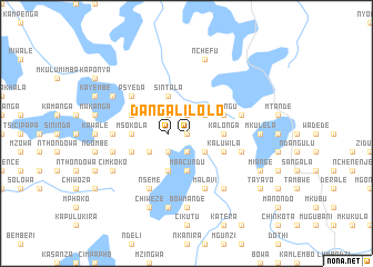 map of Dangalilo