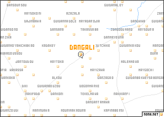 map of Dan Gali