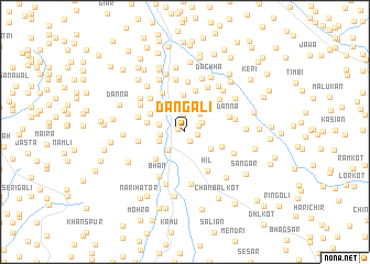 map of Dān Gali