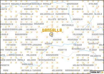 map of Dangalla