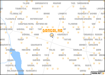 map of Dangalma