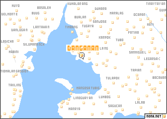 map of Danganan