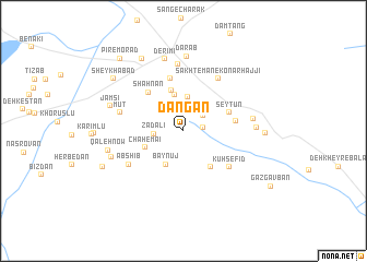 map of Dangān