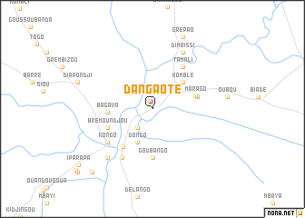 map of Dangaoté