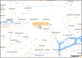 map of Dangarzai