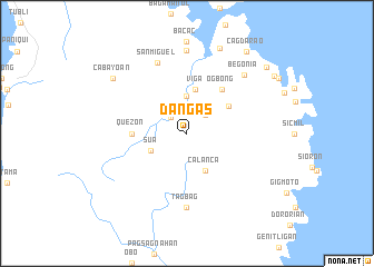 map of Dangas