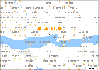 map of Dangenstorf