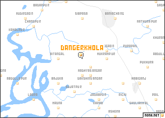 map of Dāngerkhola