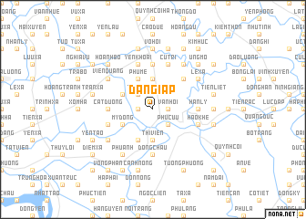 map of Ðan Giáp