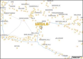 map of Dangīla