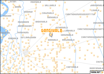 map of Dangīwāla