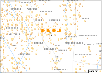 map of Dangīwāla