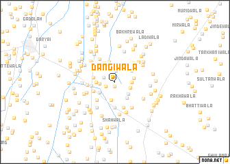 map of Dangīwāla