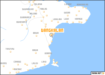 map of Dangkalan