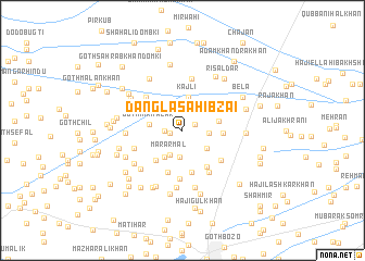 map of Dangla Sāhib Zai