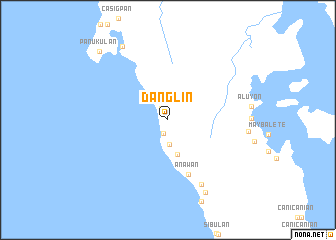 map of Danglin