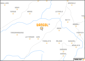 map of Dangol