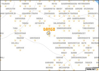 map of Dango