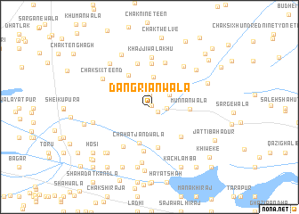 map of Dāngriānwāla
