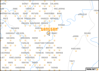 map of Ðâng Săm