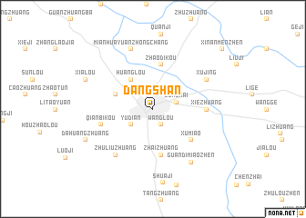 map of Dangshan