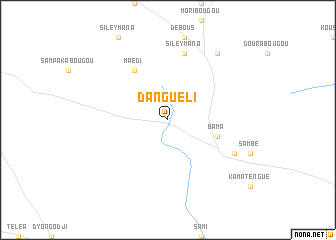 map of Danguéli