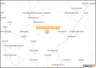 map of Danguéniédo