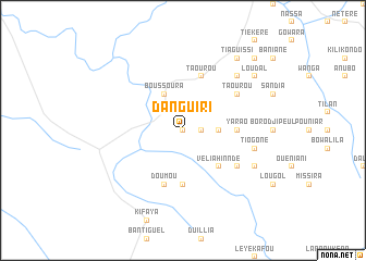 map of Danguiri