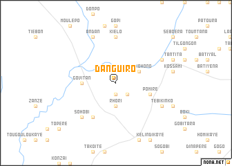 map of Danguiro