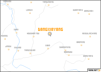 map of Dangxiayang