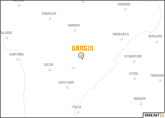 map of Dangxi