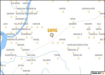 map of Dang