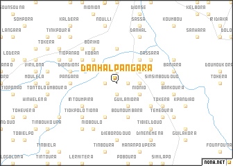 map of Danhal Pangara