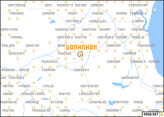 map of Danh Nham