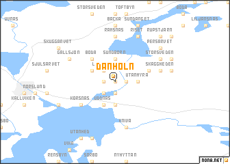 map of Danholn