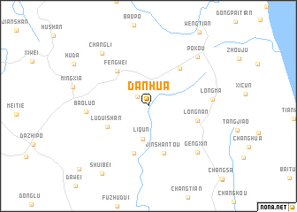 map of Danhua