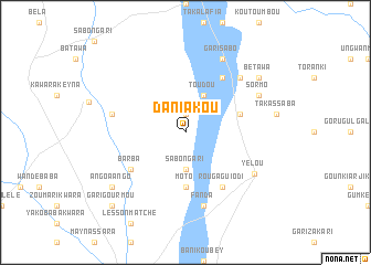 map of Daniakou