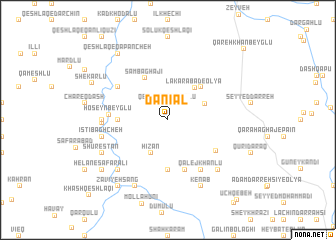 map of Dānīāl