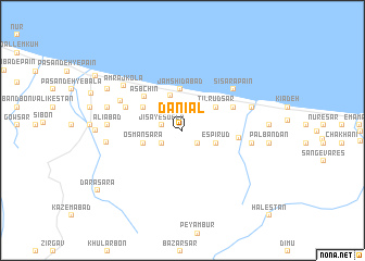 map of Dānīāl