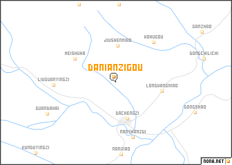 map of Danianzigou