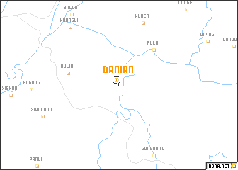 map of Danian