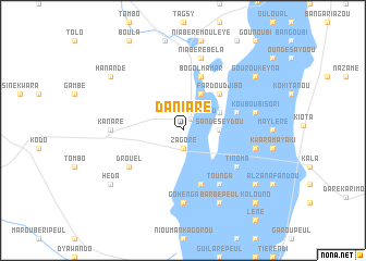 map of Daniaré